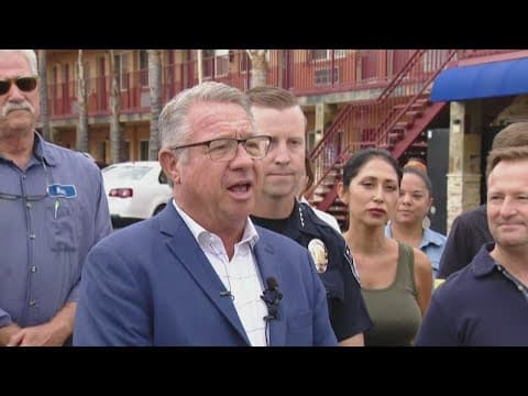 El Cajon mayor and city manager address influx of homeless in city’s hotels