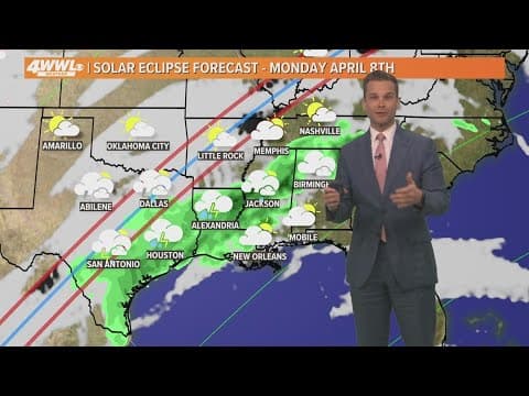 Solar eclipse: New Orleans area could get blocked