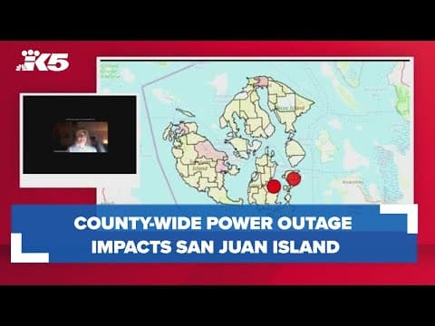 Almost all San Juan Island residents without power