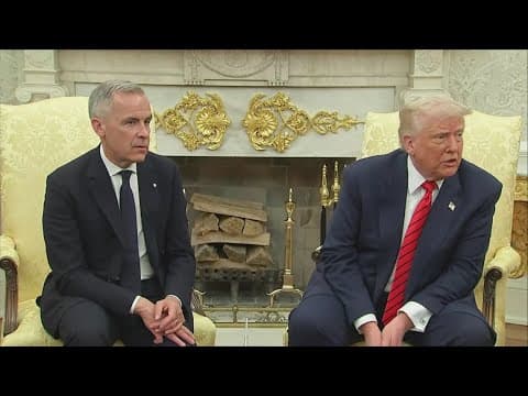 Trump meets Canadian Prime Minister on tariffs