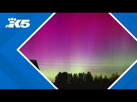 Northern lights were viewable over the weekend