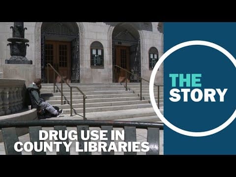 Multnomah County library workers under stress due to drug use in bathrooms