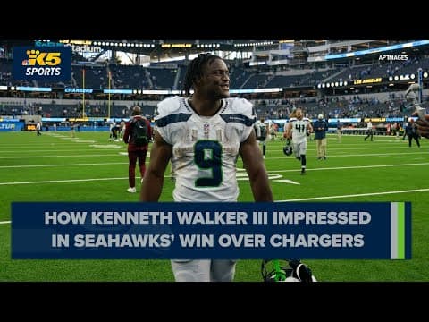 How Kenneth Walker impressed in Seahawks' resolute win over Chargers