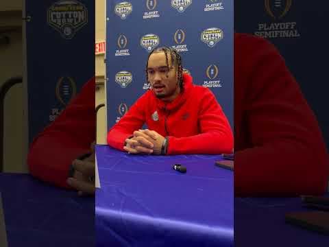 Ohio State wide receiver Emeka Egbuka talks about Will Howard’s growth as a quarterback.