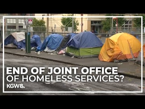 Portland City Council takes first steps to end homeless contract with Multnomah County