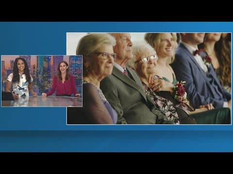 100-year-old woman stuns as flower girl