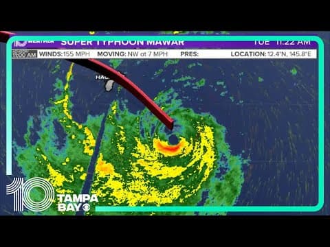 Super Typhoon Mawar Update: Chief Meteorologist Bobby Deskins with the latest