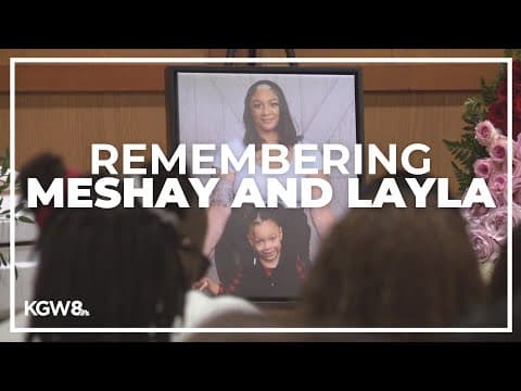 Family, friends mourn slain Vancouver mother and daughter at funeral