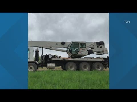 Sheriff: 60-ton crane worth $500,000 stolen from construction site in Columbus