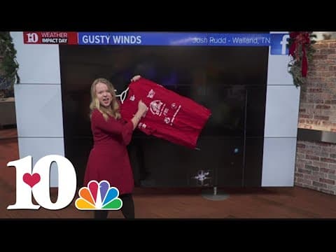 This t-shirt froze after being outside for 15 minutes!