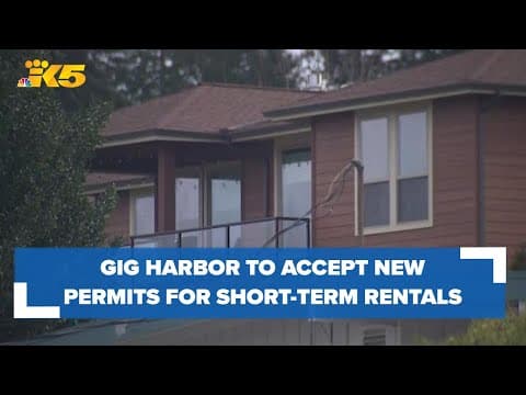 Gig Harbor to lift moratorium on accepting permits for new short-term rentals