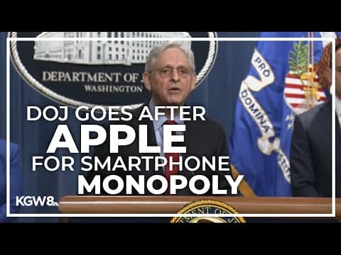 Oregon joins DOJ antitrust lawsuit against Apple over alleged smartphone monopoly