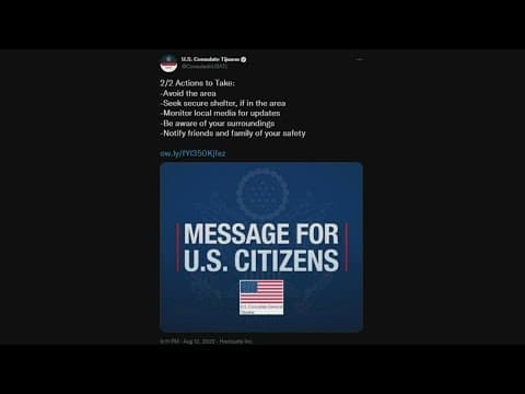 U.S. Gov. employees in Tijuana told to shelter in place as chaos breaks out across Baja California