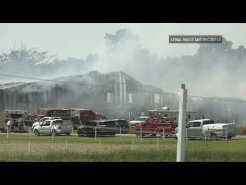 At least 44 horses killed in Logan County barn fire, officials say