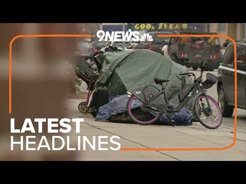 Extended headlines | Denver mayor vetoes ban on homeless camp sweeps in freezing conditions