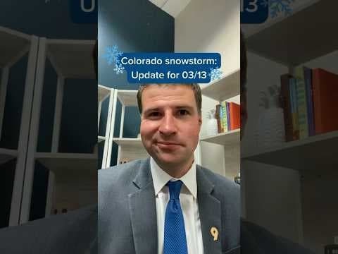 Colorado snowstorm: Update for Wednesday, March 13 (Pt.1)