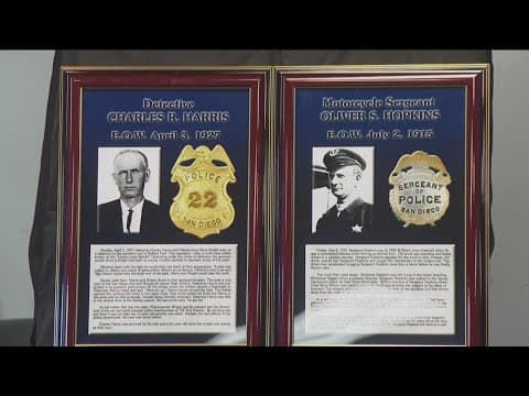 San Diego Police honors fallen officers with posthumous Police Cross awards