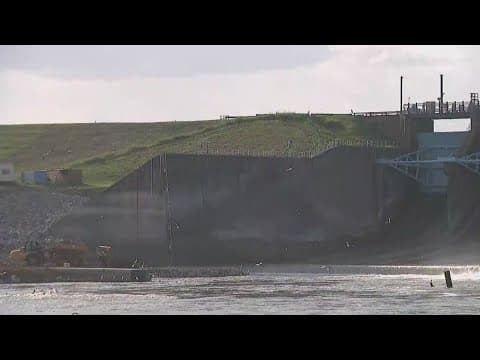 Emergency repairs continue at Lake Livingston Dam