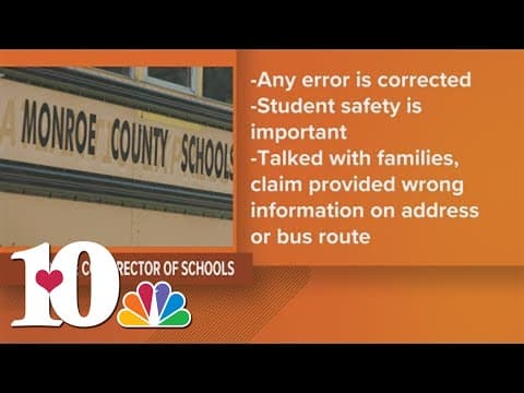 Monroe County parents speak up about lack of school bus routes