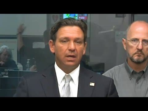 Hurricane Helene | Florida Governor Ron DeSantis full speech on Thursday