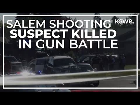 Teen suspect killed, officer injured in east Salem shootout