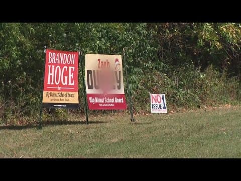 Delaware County political sign vandalized with anti-semitic symbol