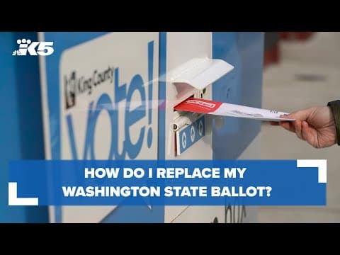 How do I replace my Washington state ballot?