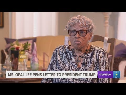 Here's what Opal Lee, Grandmother of Juneteenth, wrote about her hopes for President Donald Trump