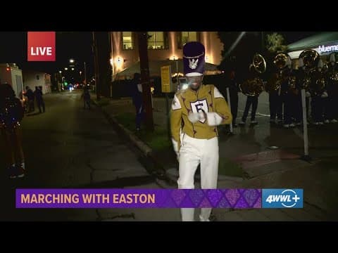 Marching with the Band |  Whitney & Malik speak with a drum major