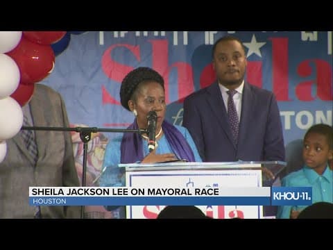 Congresswoman Sheila Jackson Lee concedes John Whitmire in Houston mayor race