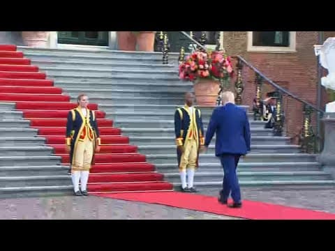 President Trump arrives in Netherlands, as Iran-Israel ceasefire is back on