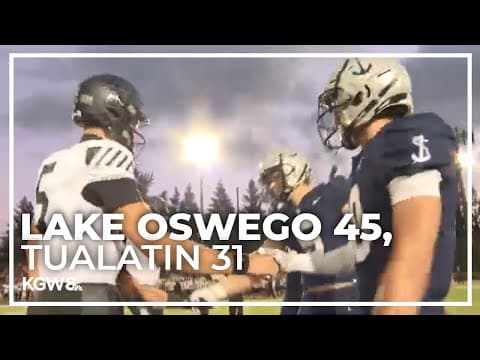 Lake Oswego outduels Tualatin in Your Game of the Week | Friday Night Football