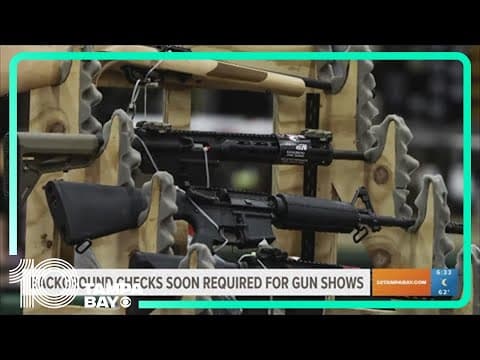 White House orders expansion of background checks on firearms sold at gun shows