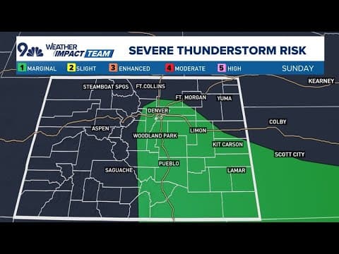Latest forecast | Frequent storms and rain targeting the Front Range Sunday