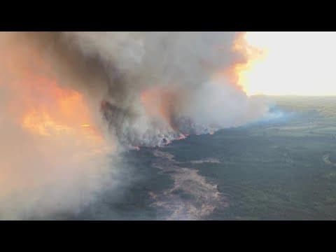 Smoke from Canada wildfires pose health risk