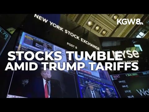 US stock market continues fallout from Trump tariffs