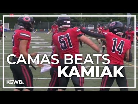 Camas takes care business against visiting Kamiak | Friday Night Football