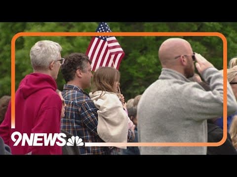 Coloradans pay respects at Memorial Day ceremony at Fort Logan National Cemetery