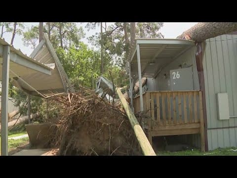 Houston, Texas storms: Houston ISD superintendent surveys storm-damaged schools