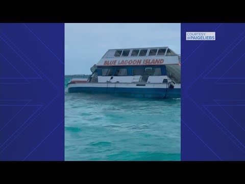 Former Houstonian describes the moment a catamaran sank in the Bahamas, leaving 1 dead