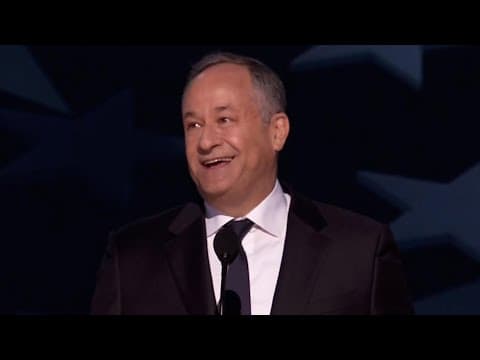 Second Gentleman Doug Emhoff full speech at 2024 DNC (Aug. 20, 2024)