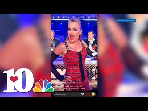 East Tennessee native Elaine Hendrix performs on Dancing with the Stars