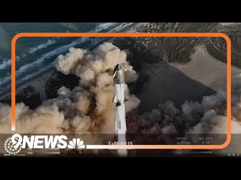 An uncrewed starship launch by SpaceX fails and ship self-destructed