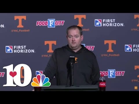 Josh Heupel speaks ahead of Tennessee matchup against Arkansas