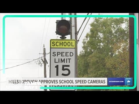 Hillsborough County Commission gives green light on school zone speed cameras