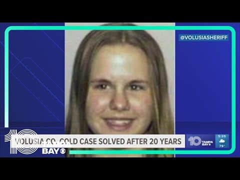 Cold case solved by Florida detectives after 20 years