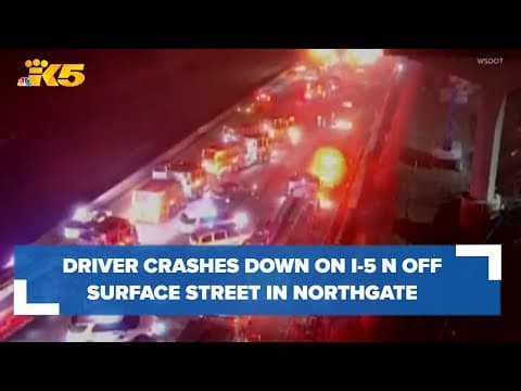 BREAKING: I-5 N shut down after four-vehicle crash