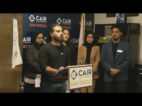 San Diego advocates call attention to reported rise in anti-Muslim hate