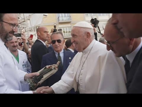 Parishioners pray for Pope's health at Basilica of the National Shrine of Immaculate Conception