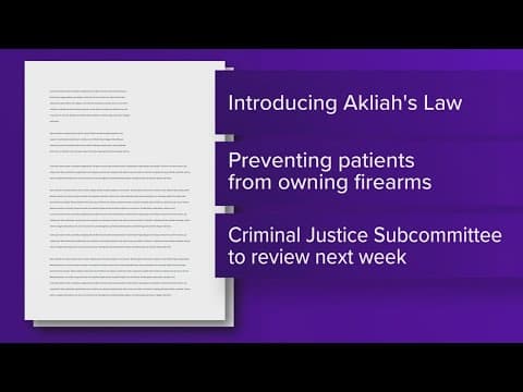 State lawmakers seek gun sale ban for recently treated mental health patients